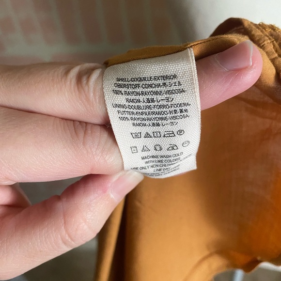 Free People Drapey Melanie Printed Mini Dress Mustard Floral 0 - Picture 10 of 10